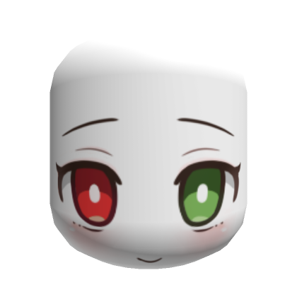 Blissful Face with Red and Green Eyes | Roblox Item - Rolimon's
