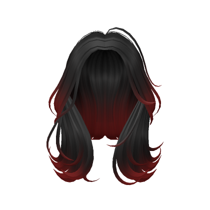 Black hair with red tips online