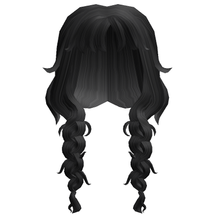 Short Messy Layered Hair Black's Code & Price - RblxTrade