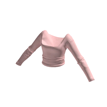 Pastel Pink Long Sleeve Knit Top | Roblox Item - Rolimon's