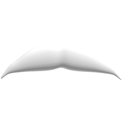 White Chevron Mustache | Roblox Item - Rolimon's