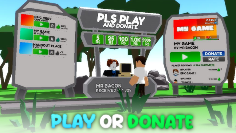 PLS PLAY 🎮 (Donation Game) - Roblox