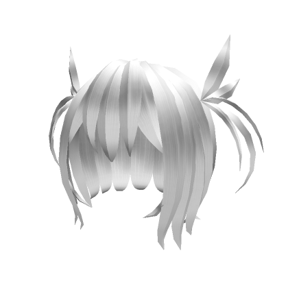 Roblox Item White Small Pigtails Anime Hair