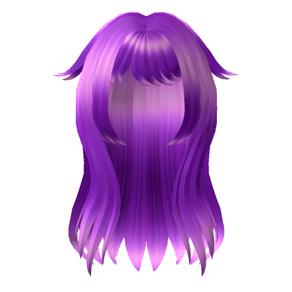 Roblox Item Purple Foxy Anime Hair
