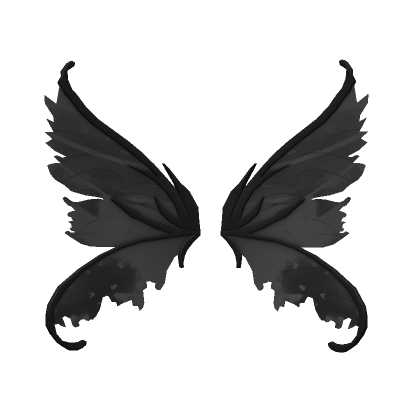 Grey fairy store wings