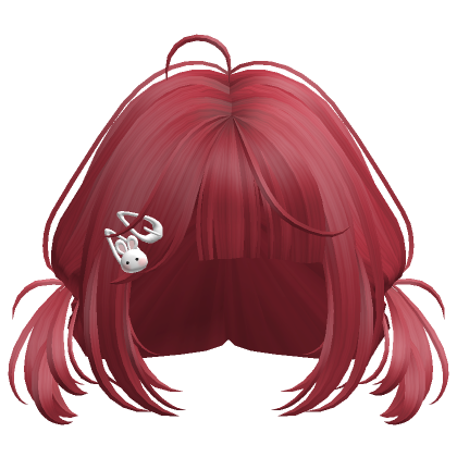 Fluffy Pigtail Extensions in Red's Code & Price - RblxTrade