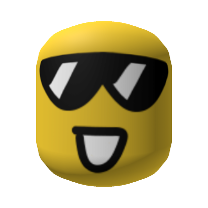 Roblox Item Sunglasses McGee (Noob Yellow)