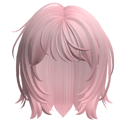 Pink Layered Bob with Bangs - Roblox