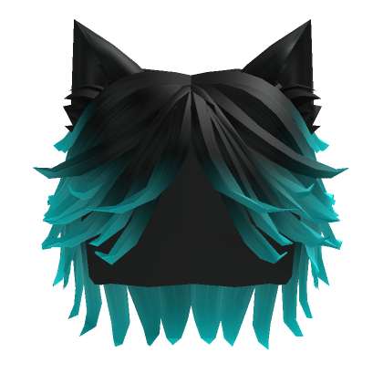 Messy Blue Hair - Roblox