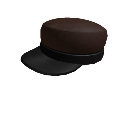 Plain Leather Military Cap | Roblox Item - Rolimon's