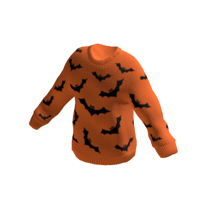 Roblox Item Halloween Sweater Orange