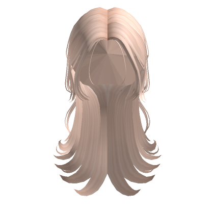 Flowy Tied Hair in Blonde - Roblox