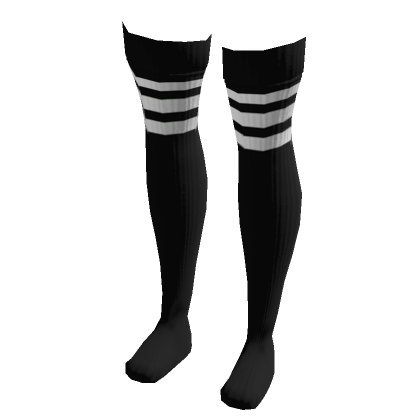 Black 3 Stripe Socks Roblox Png