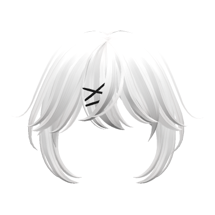 Cute Anime Bangs with Hair Clips(White)'s Code & Price - RblxTrade