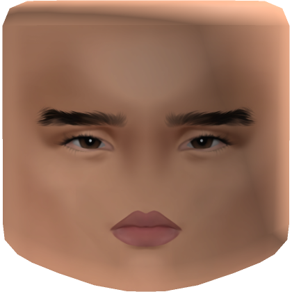 Sullen Man Face - Roblox