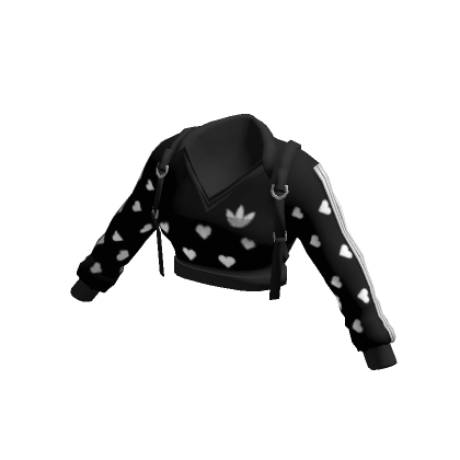 Adidas hoodie on sale crop top roblox