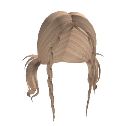 Cottage Braided Pigtails in Blonde - Roblox