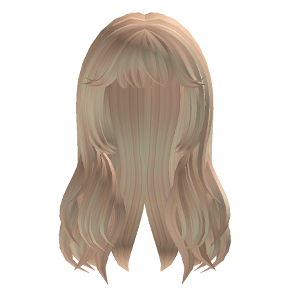 Anime Girl Long Hair with Bangs (Blonde)'s Code & Price - RblxTrade