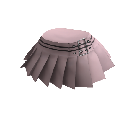 Pink pleated store skirt roblox