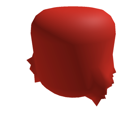 Roblox Item Faceless Fluff Face - Red