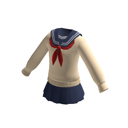 Anime School Uniform w/ Sweater | Roblox Item - Rolimon's