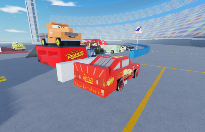 Disney Pixar Cars Racing And Crashes Roblox