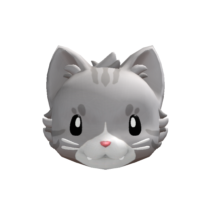 Cute Cat Head - Colorable - Roblox