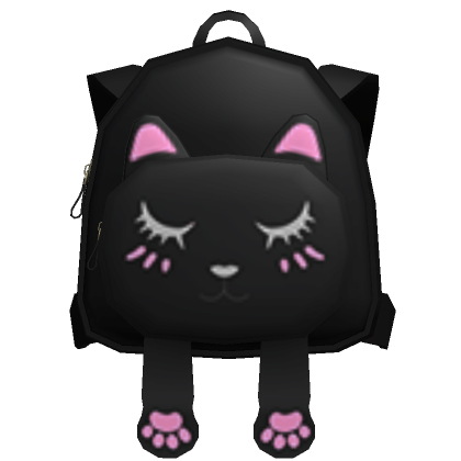 Roblox Item Kitty Backpack in Black 