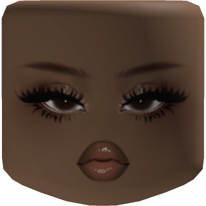 Glam Y2k Lábios Maquiagem Marrom Skin Tone - Roblox