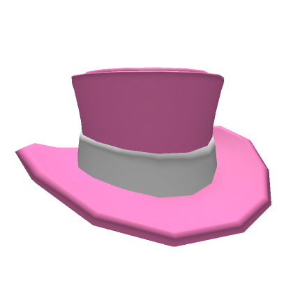 Roblox Item Top Hat (Pink)