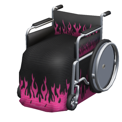 pink hot rod wheelchair's Code & Price - RblxTrade