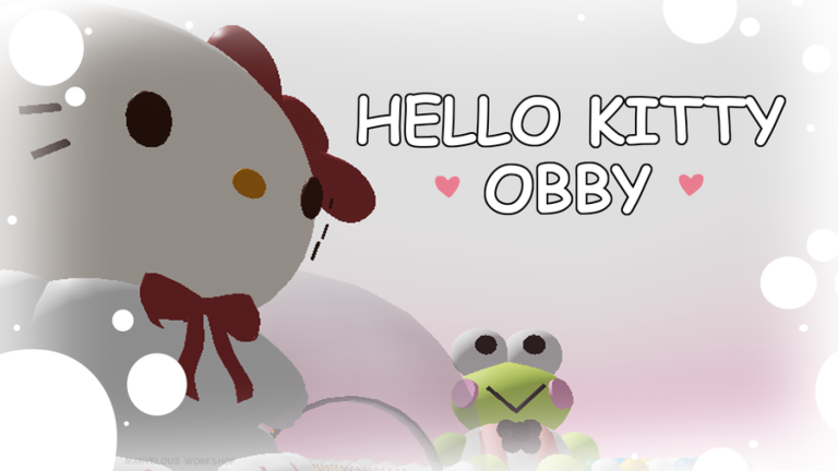 800K! 🎉] Cute Hello Kitty Obby  산리오 헬로키티 파쿠르🎀 - Roblox
