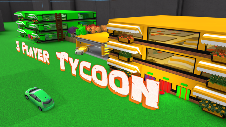 FIRST 3 PLAYER TYCOON IN ROBLOX! - Roblox