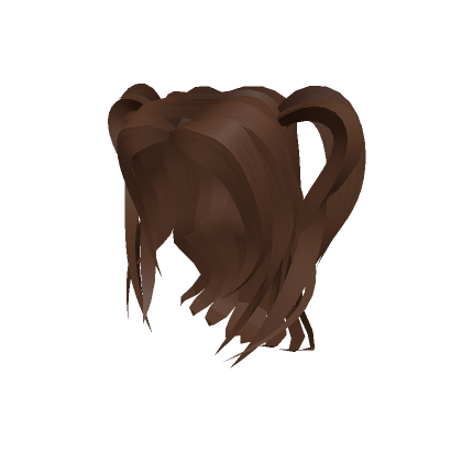Roblox Item Brown Long Cute Hair With Pigtails