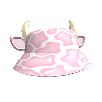 Roblox Item Pink Cow Hat