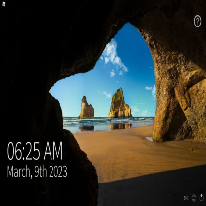 what is the main screen of windows 10 gui called