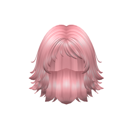 Roblox Item Short Layered Grunge Hair (Pink)