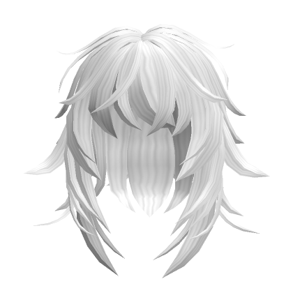 Roblox Item Fluffy Pixie Haircut (White)