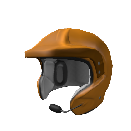 Roblox Item Rally Sport Helmet (Orange)