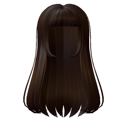 Brown Flowy Straight Hair's Code & Price - RblxTrade