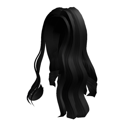 Cheap Wavy Hair (Black)  Roblox Item - Rolimon's