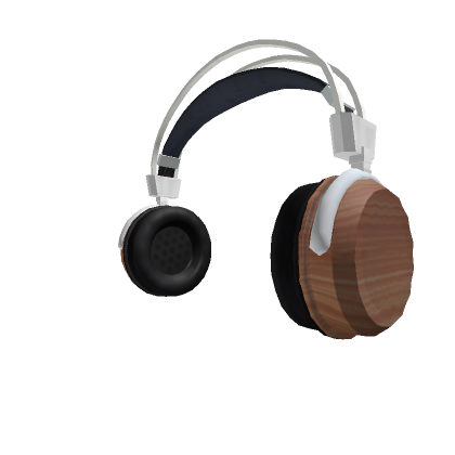 Roblox Item Wooden Music Headphones