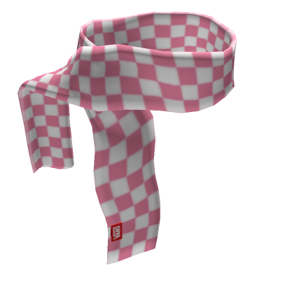Vans Pink White Checkerboard Scarf s Code Price RblxTrade