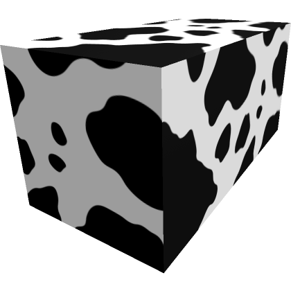 Roblox Item Cow Cube Shoulder Pet