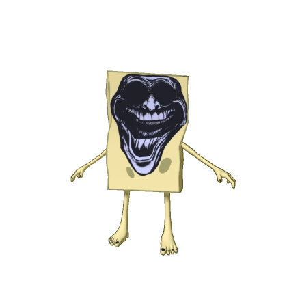 Tuff Trollface Spongebob meme