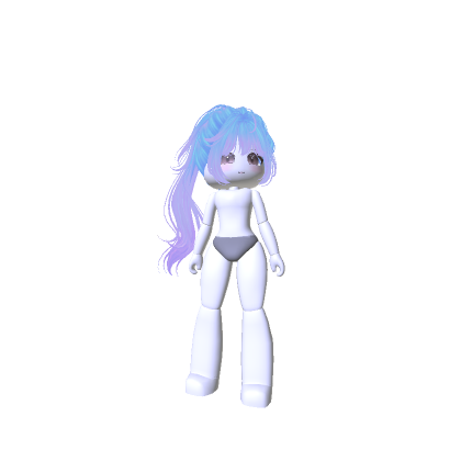 Angry Doll High Ponytail Girl