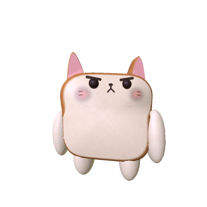 Kwawaii Toast Cat