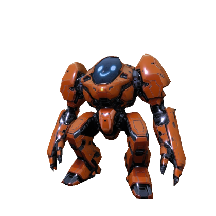 Orange Robot Mech