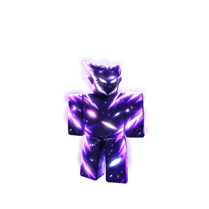 Glowing Cosmic Galaxy Body