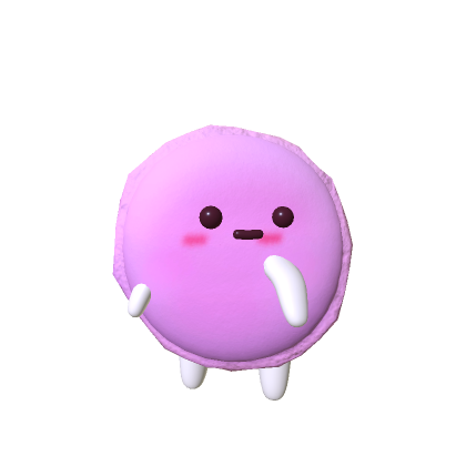 Pink Macaron Plushie thumbnail
